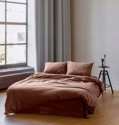 Súprava ľanovej posteľnej bielizne 160 x 200 prestieradlo!