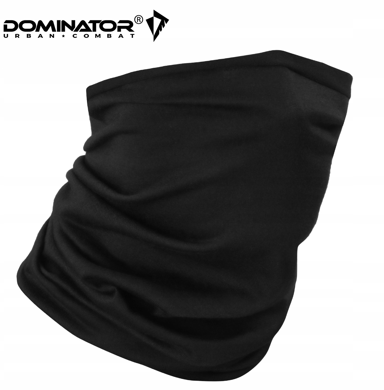 KOMIN BANDANA CHUSTA SZAL DOMINATOR CZARNA Kolor czarny