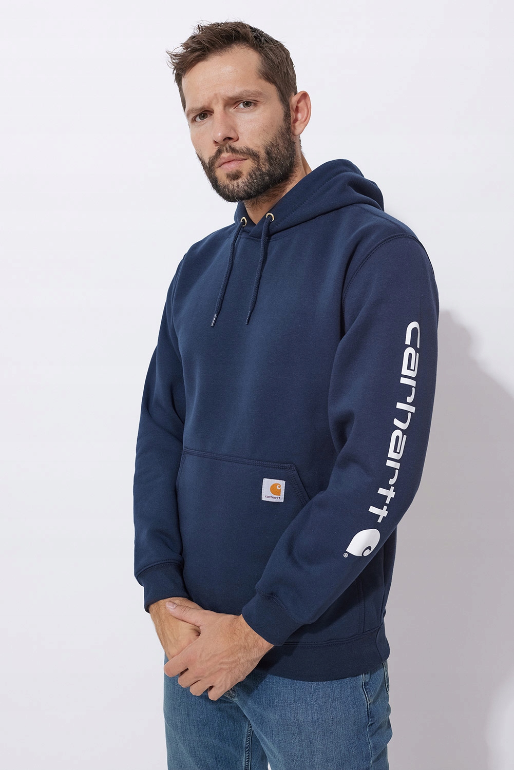 Mikina Carhartt Midweight s logem na rukávu