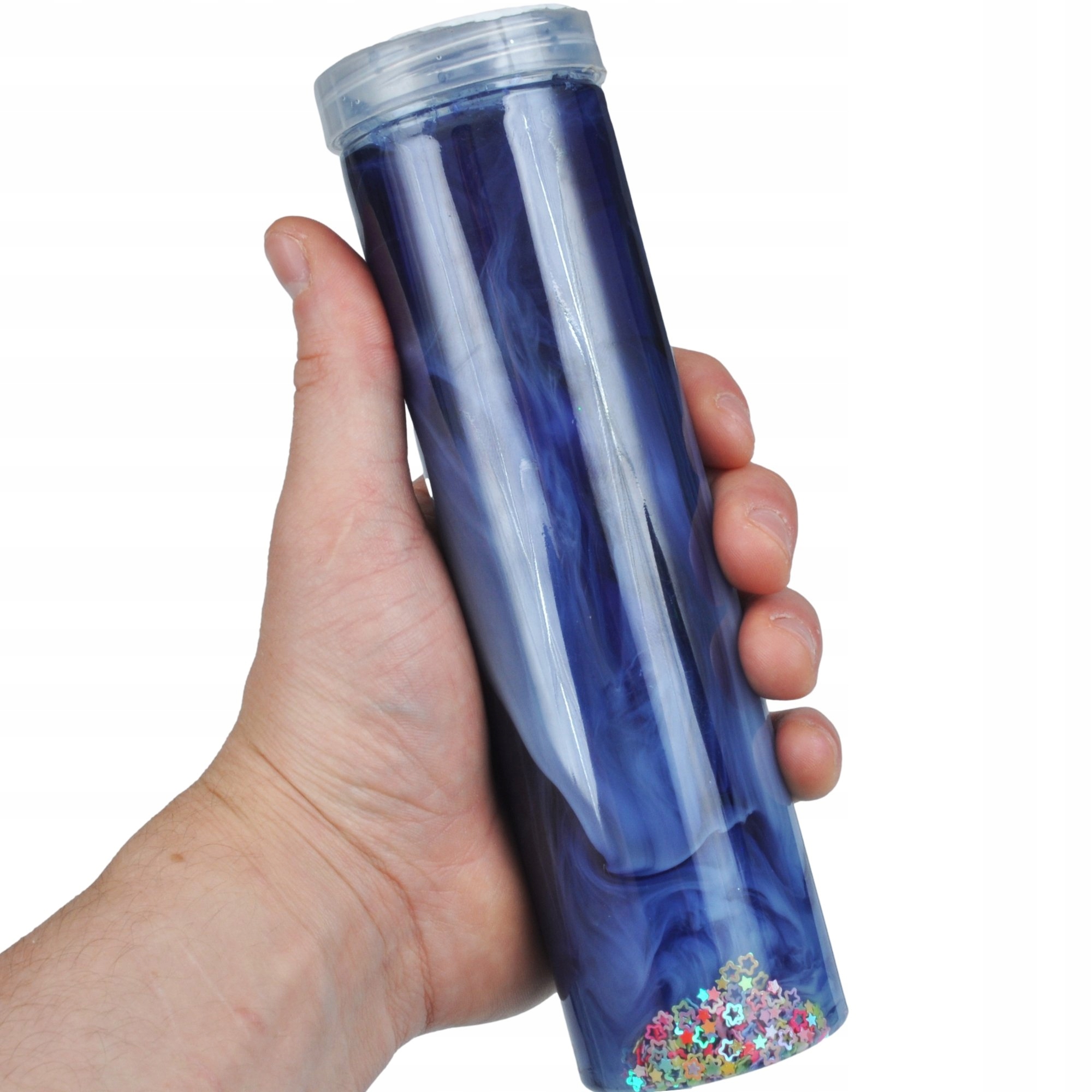 SLIME GLUT MASA PLASTYCZNA KOLOROWA Z BROKATEM DROBINKAMI DUŻY Marka inna