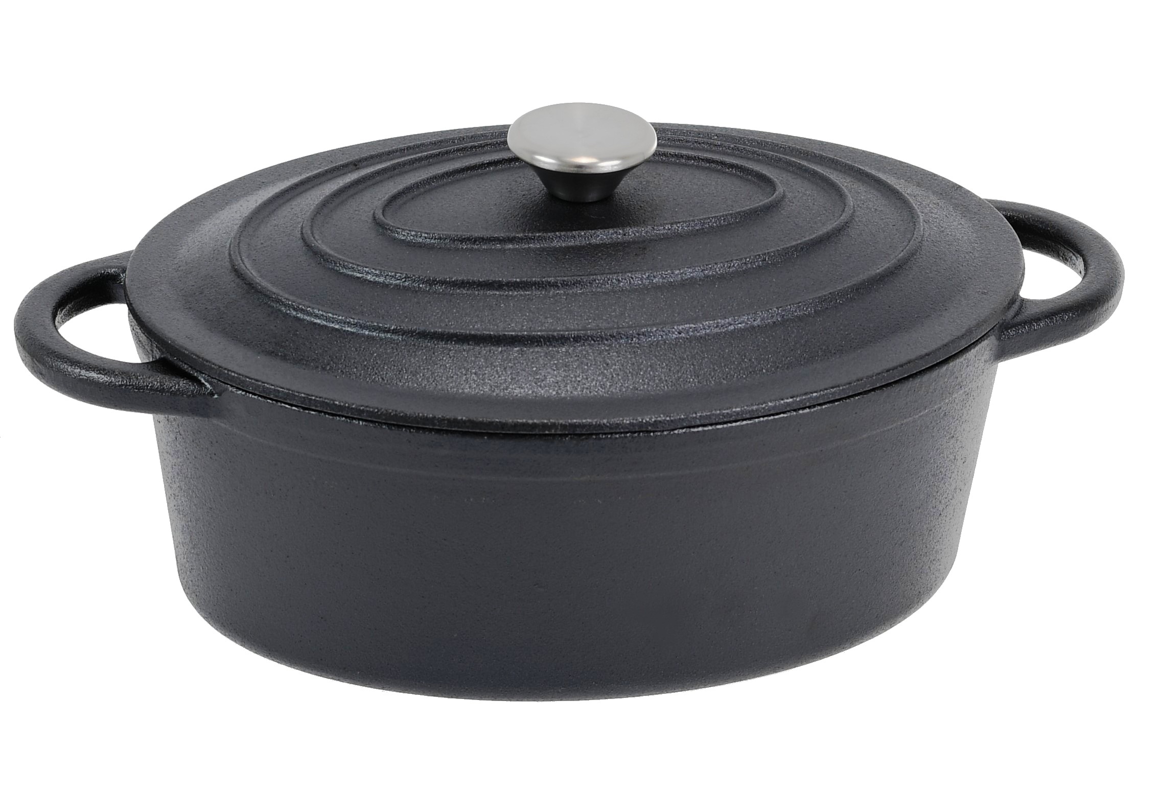 Pekáč 6,4L 33cm Litinový Hluboký s víkem Indukce Gaz Krisberg KS-2554