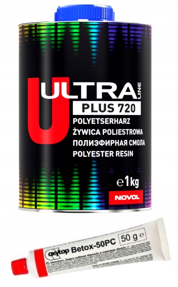 Novol Ultra Plus 720 Żywica poliestrowa 1 Kg + utw.