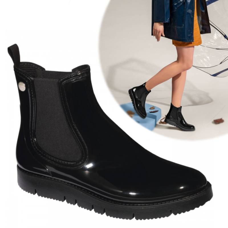 Krótkie damskie kalosze sztyblety botki SCHOLL EVE