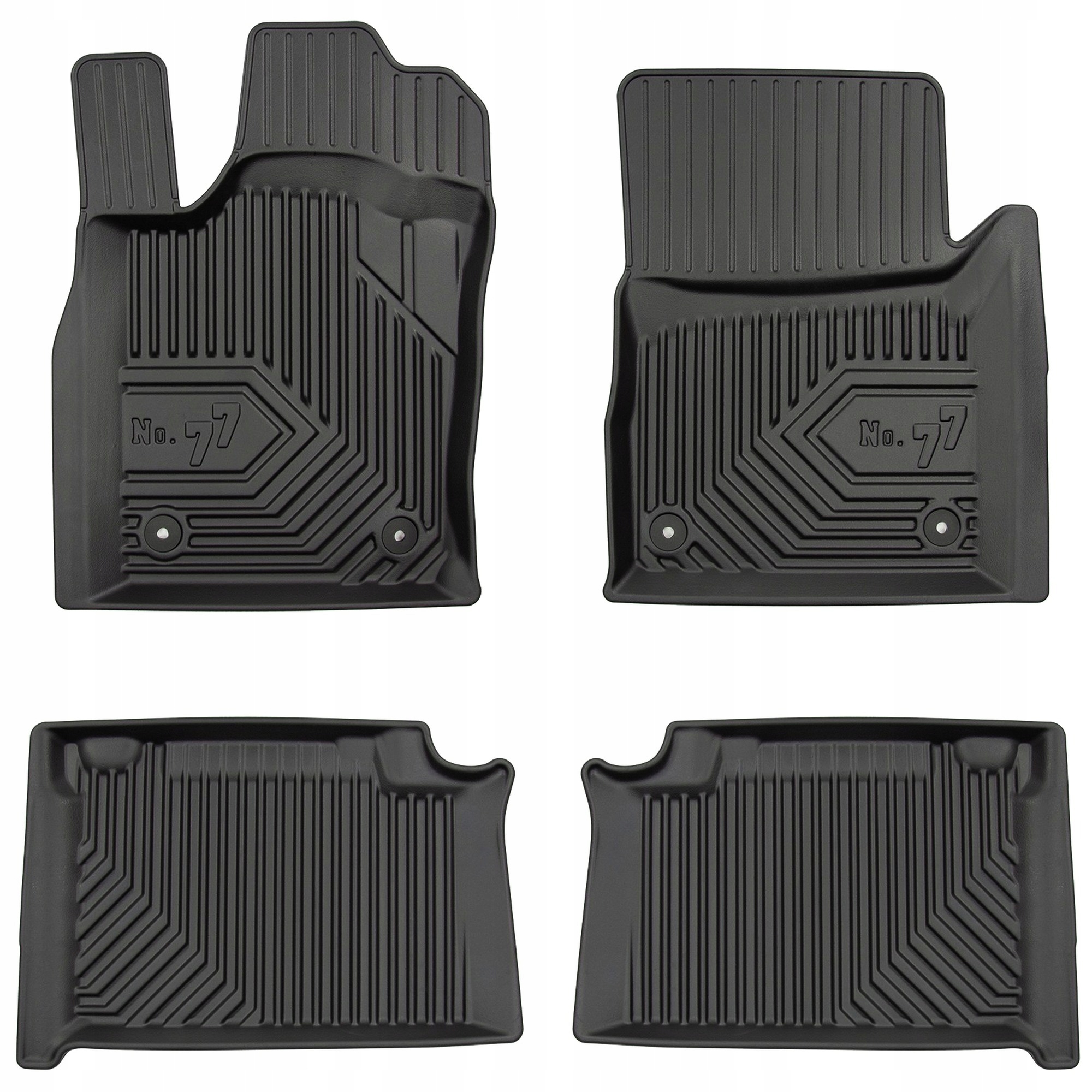 Gumové koberce č.77 pro Jeep Grand Cherokee WK2 od roku 2010