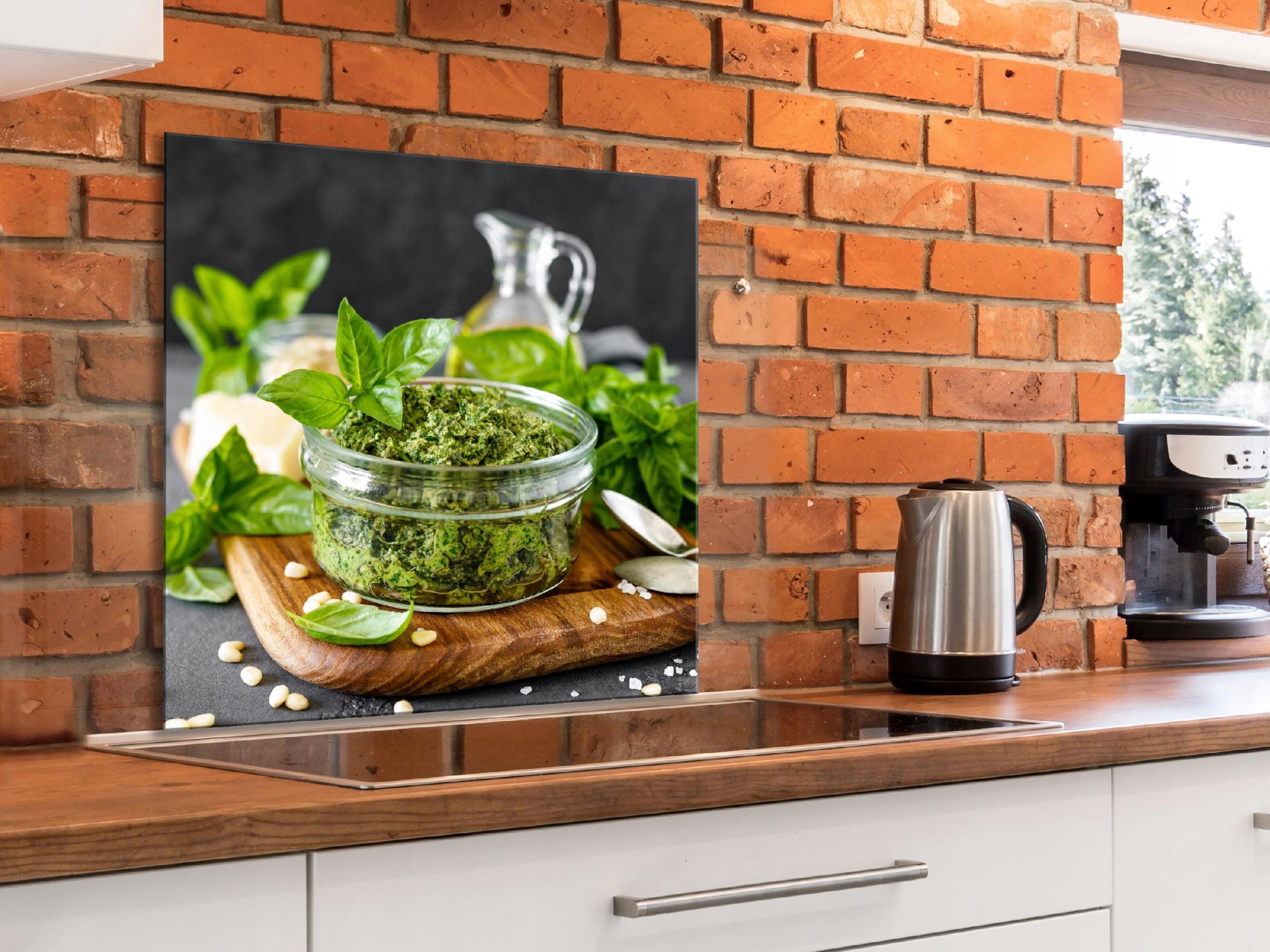 Skleněný Kuchyňský Panel 80x80 j-B-0063-aq-a