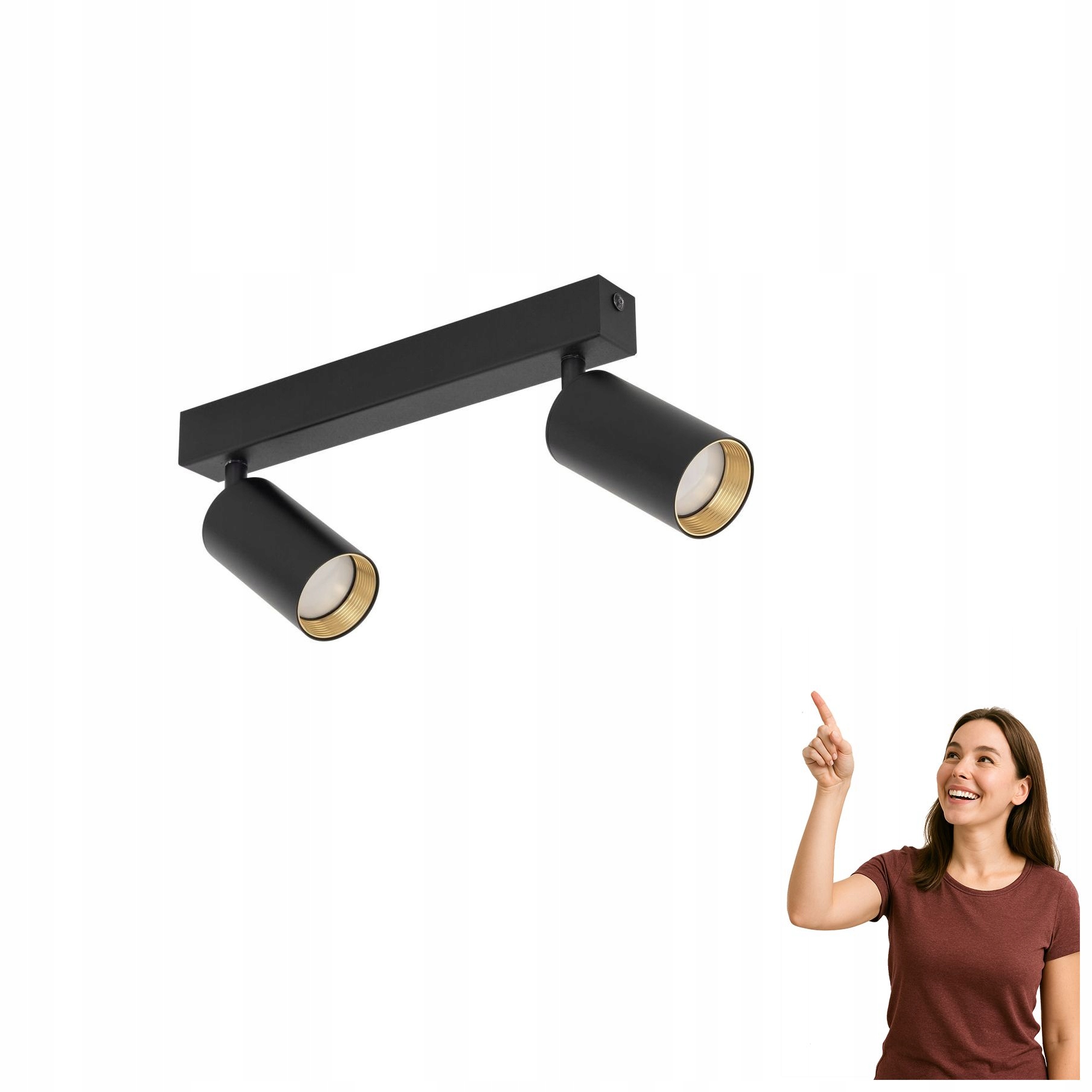 Lampa reflektor spot Amis Black 2 10633 Tk Lighting