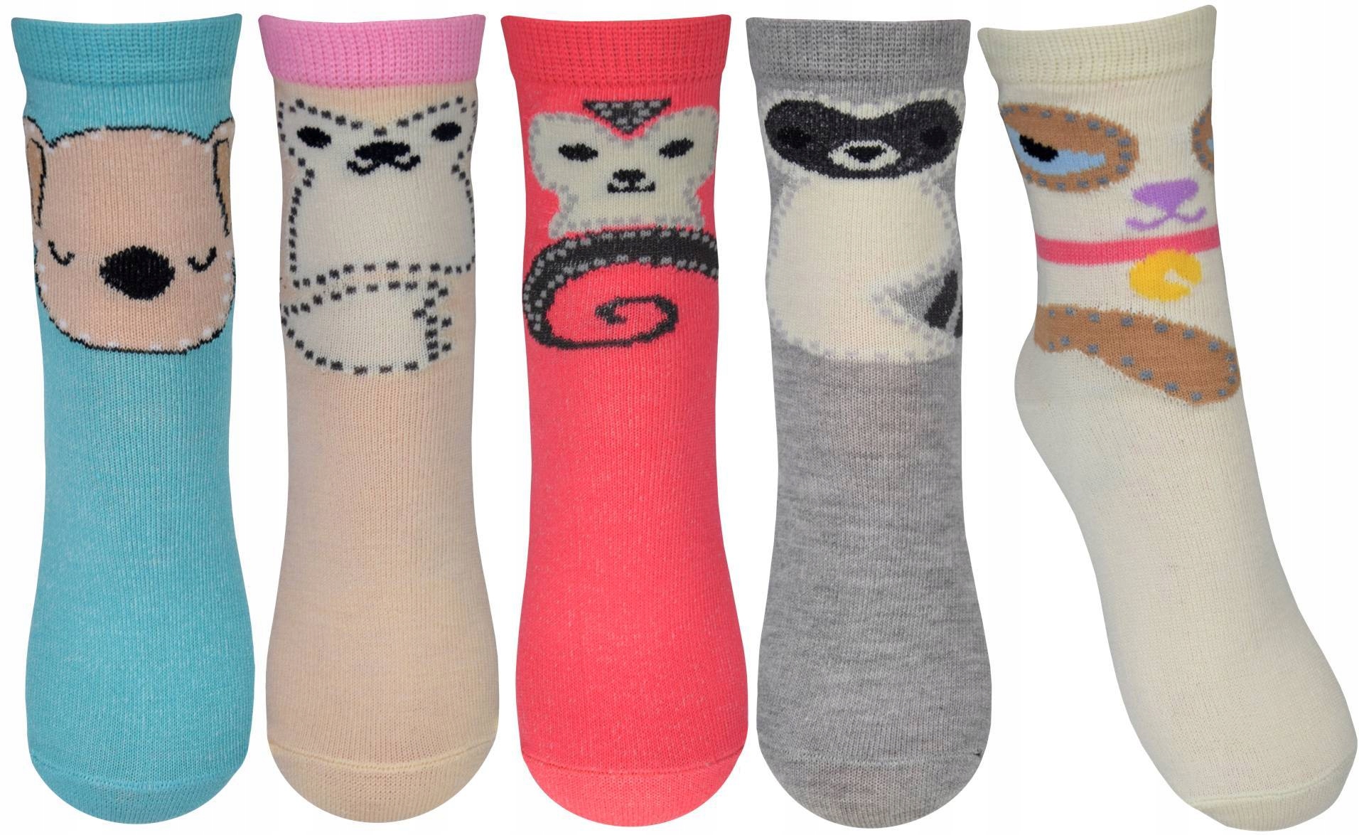 

Skarpetki Dziecięce Bawełniane kom 5 par roz 31-34