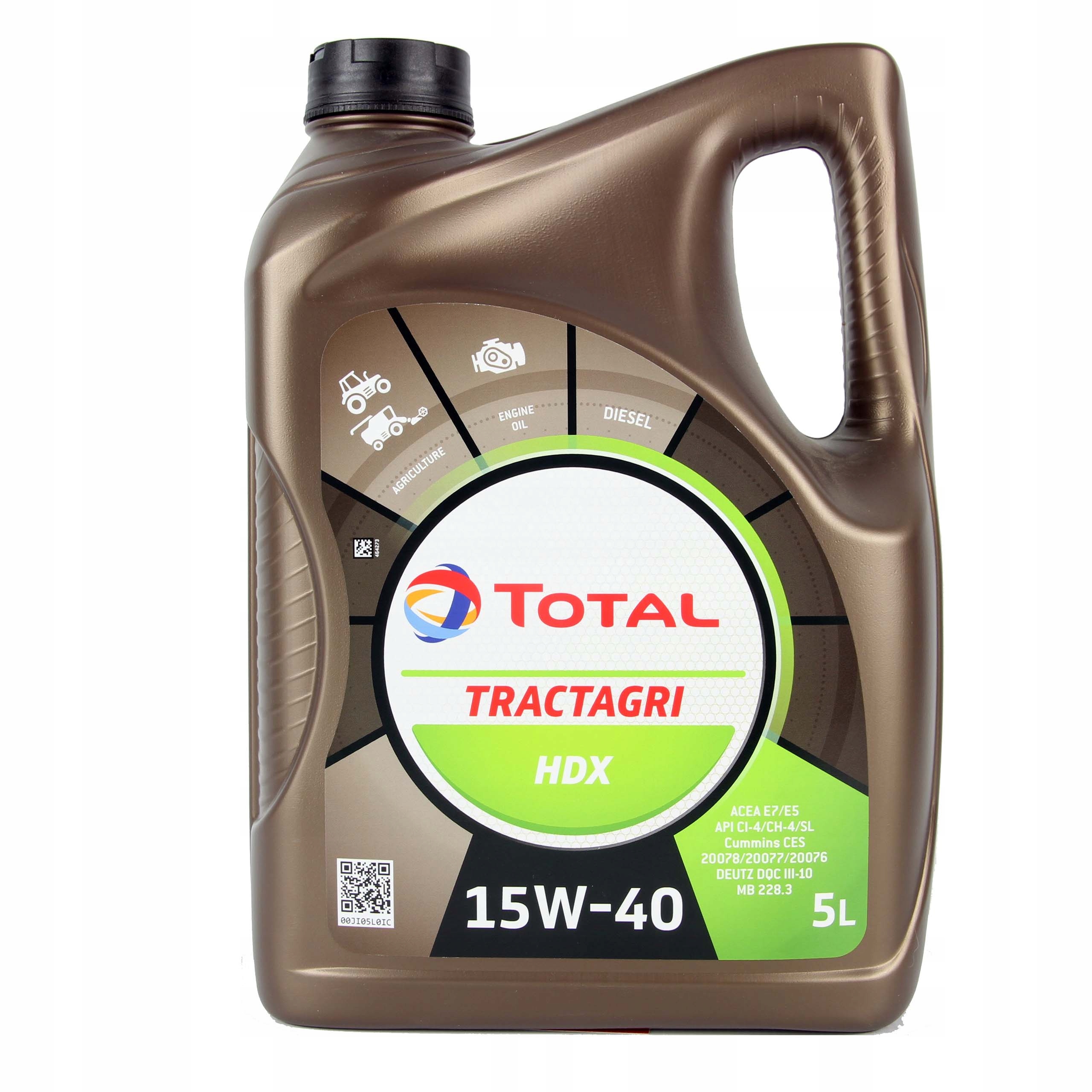 

Olej silnikowy Total Tractagri Hdx 15W/40 5L