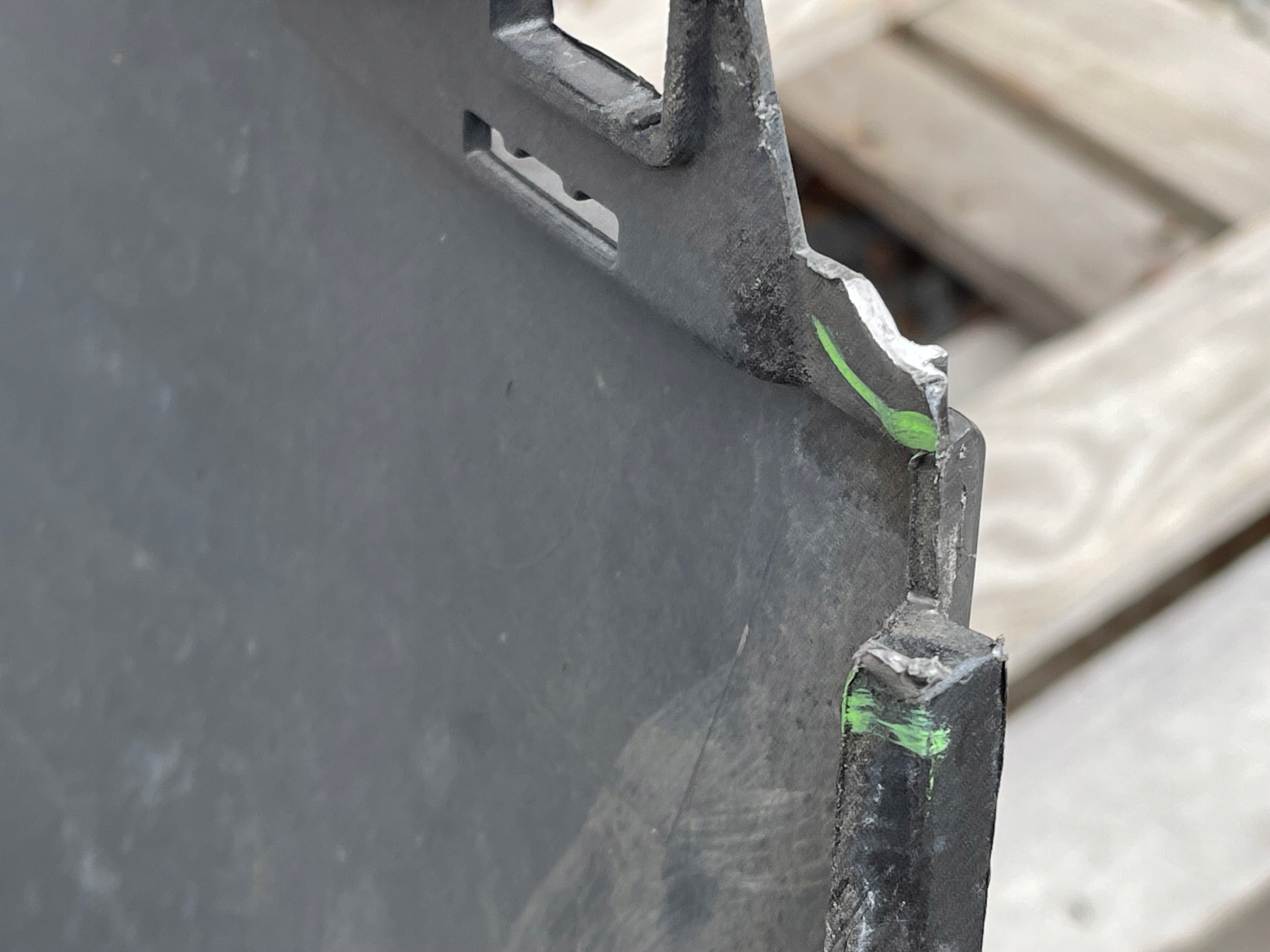 VW TIGUAN II 5NA bumper front front below washers