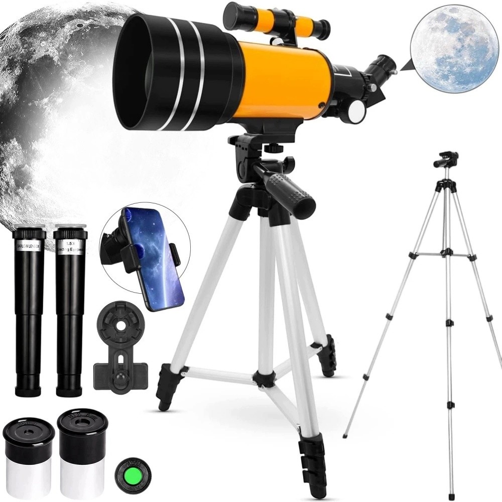 Profesionální Astronomický Teleskop S Držákem Pro Zoom Smatfon 15X-150X