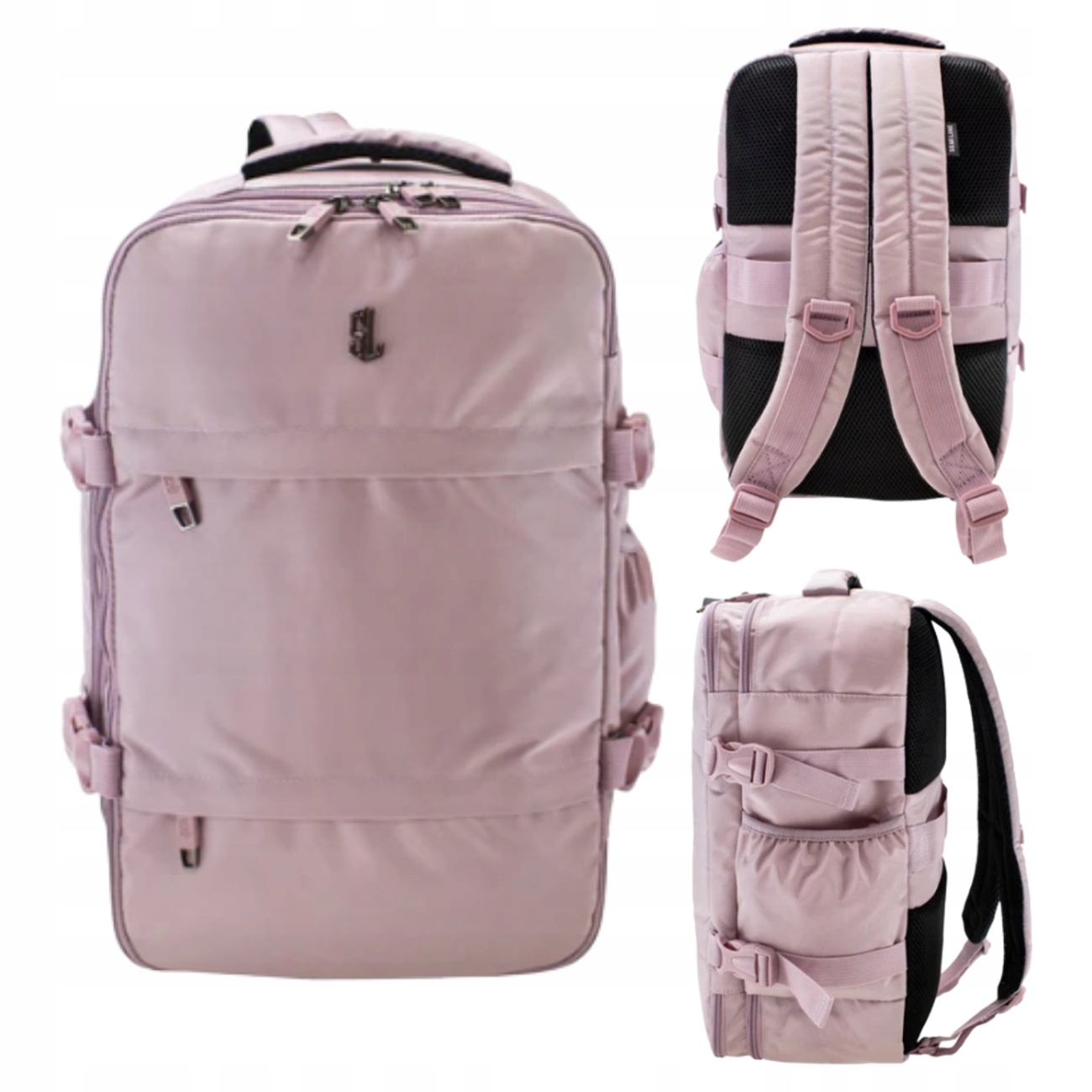 Plecak podręczny do samolotu Semi Line P8308-4 różowy 20l pojemny