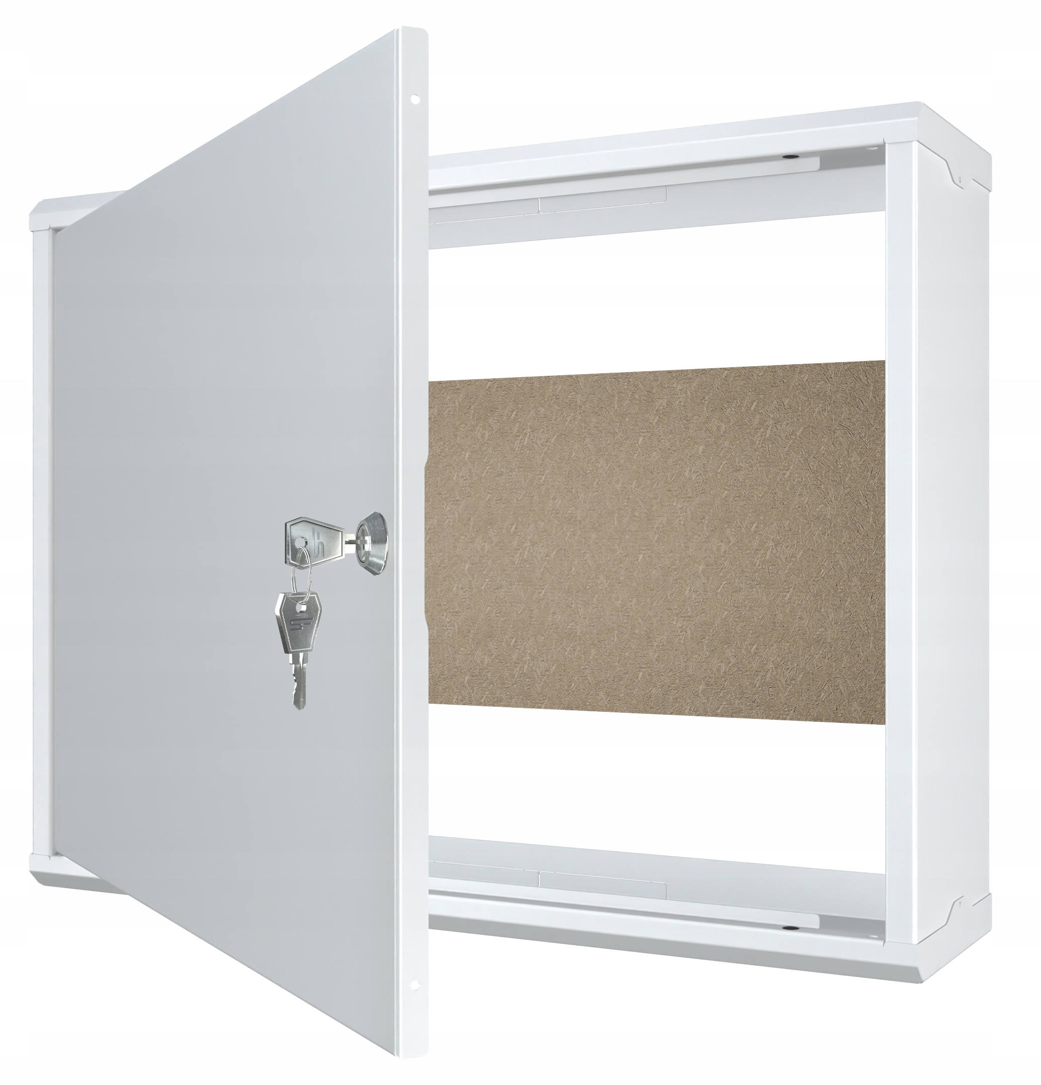 Skříň 52x40x14 cm Multimediální rozvaděč, kovová, nástěnná