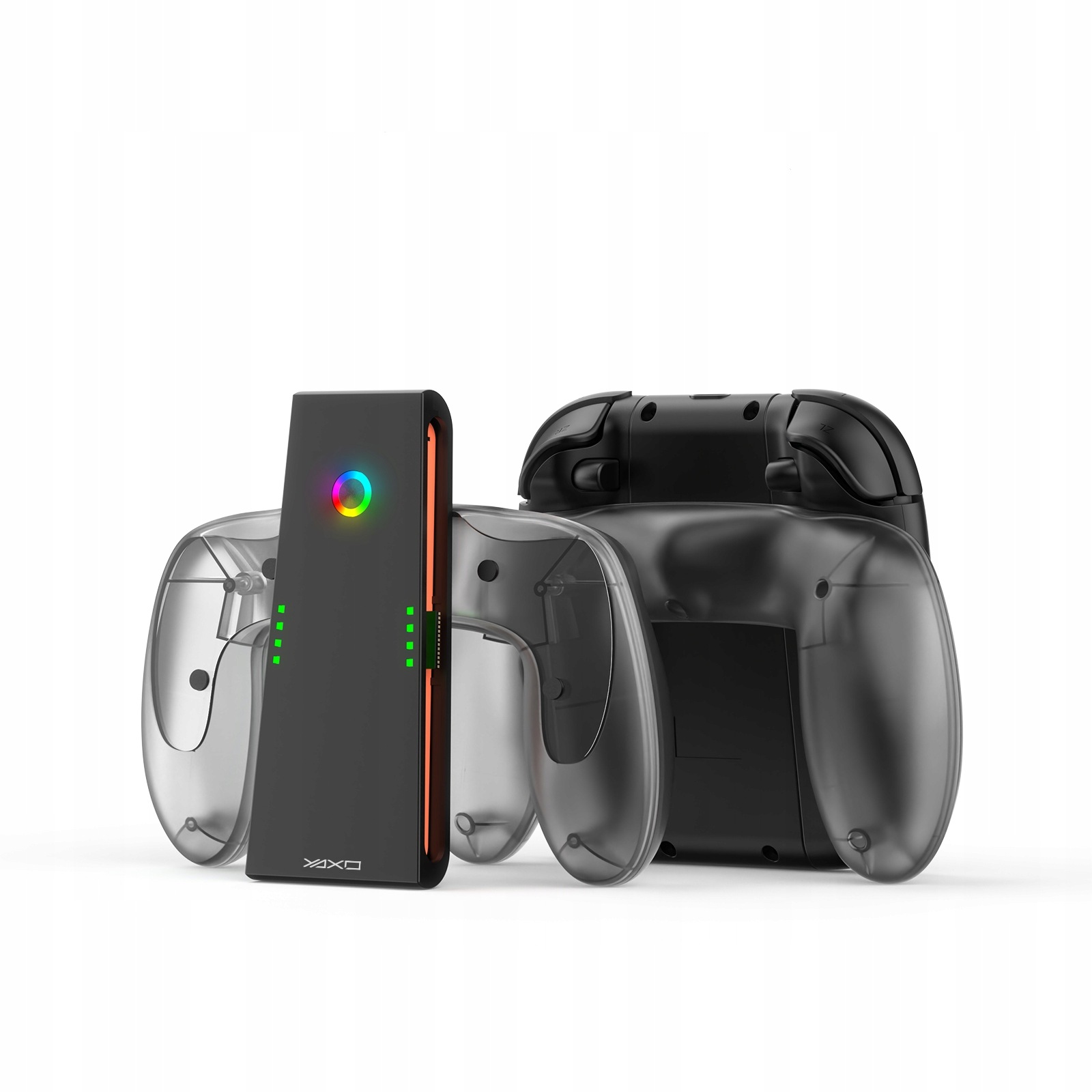 Nabíjecí držák pro ovladače Joy-Con, ergonomický, rychlonabíjení, černý, 141 g