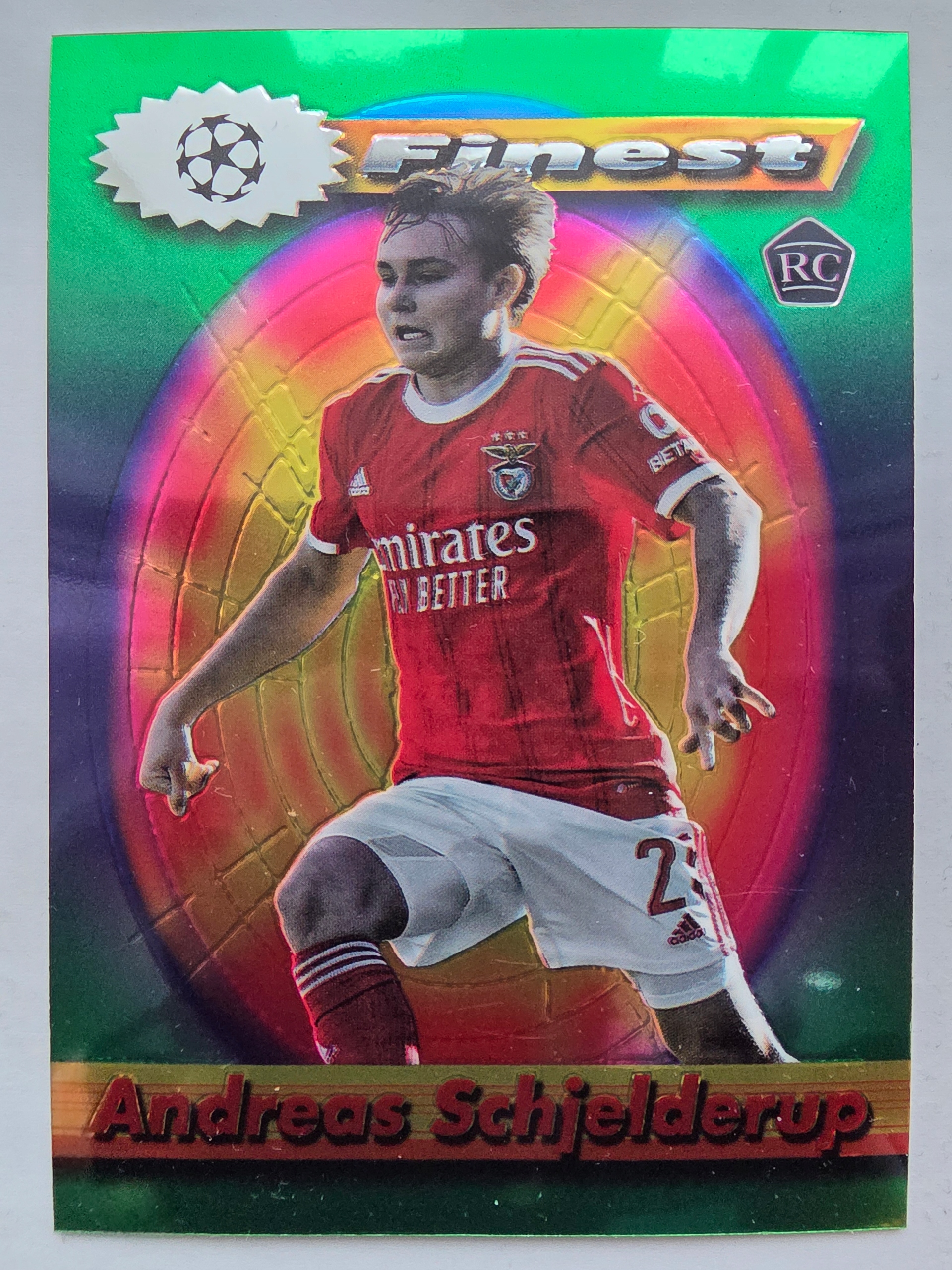 2022-23 Topps Finest Flashback Andreas Schjeldrup Benfica /FR17
