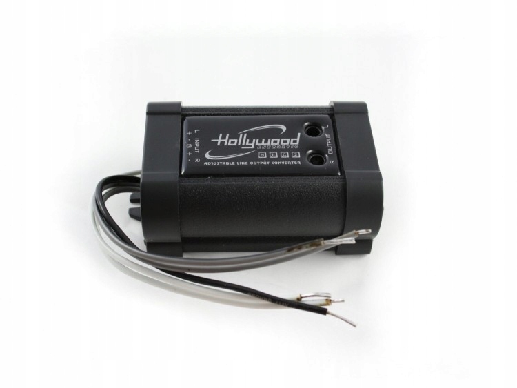 Hollywood HLC-2 Konwerter sygnału Adapter Hi-Low Wyjście RCA na wzmacniacz Kod producenta HE-4020