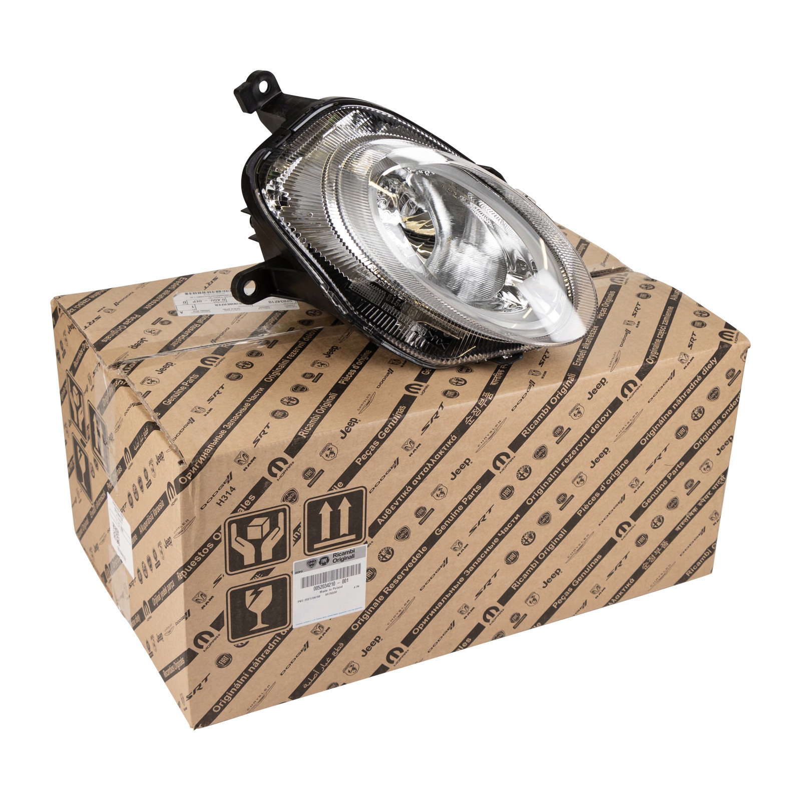 ГАЛОГЕН правый FIAT 500 oe 52034210