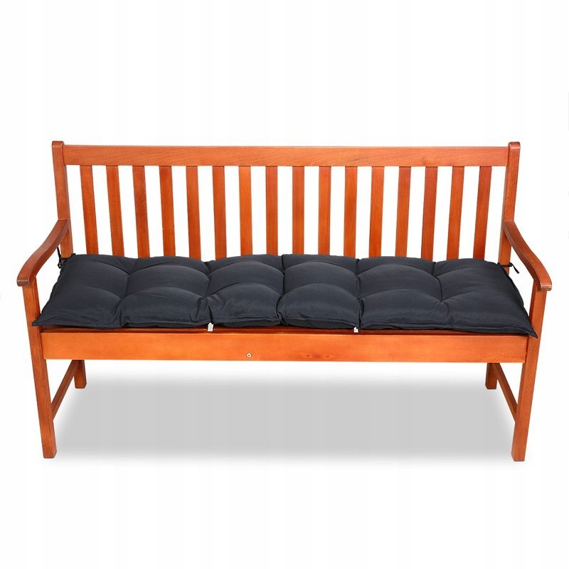 MATERAC PODUSZKA NA ŁAWKĘ ANTRACYT 145x45x8 Styl nowoczesny