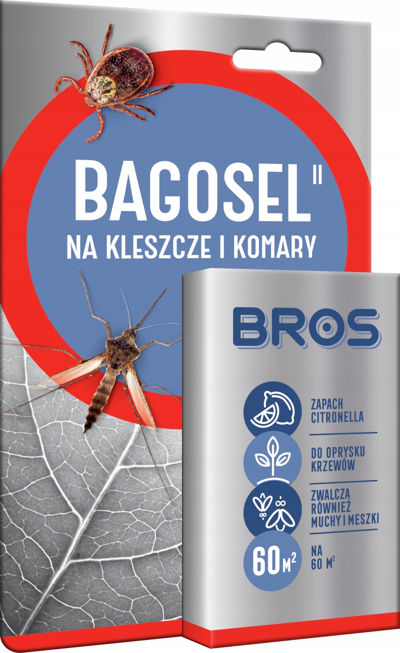 

Bros Bagosel 250 na komary kleszcze muchy meszki