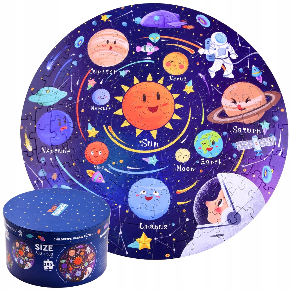 

Puzzle okrągłe tuba 150el Kosmos
