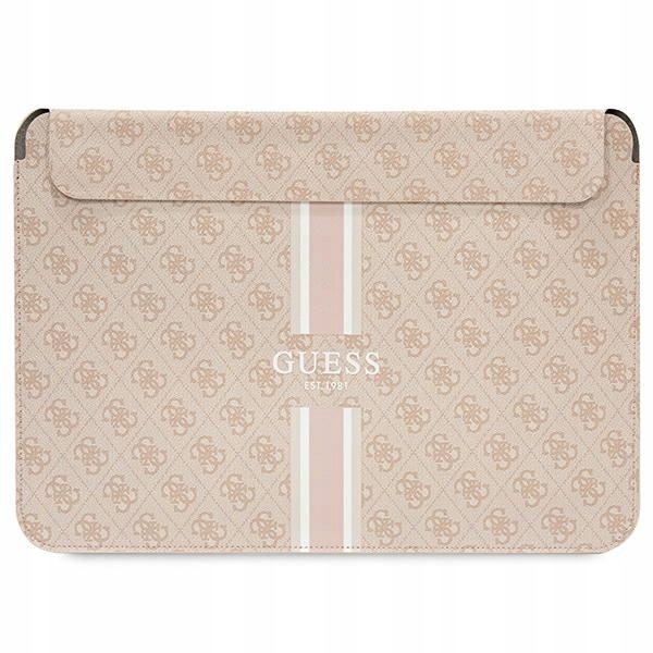Guess Sleeve GUCS16P4RPSP puzdro na notebook 16" ružové 4G Printed Stripe