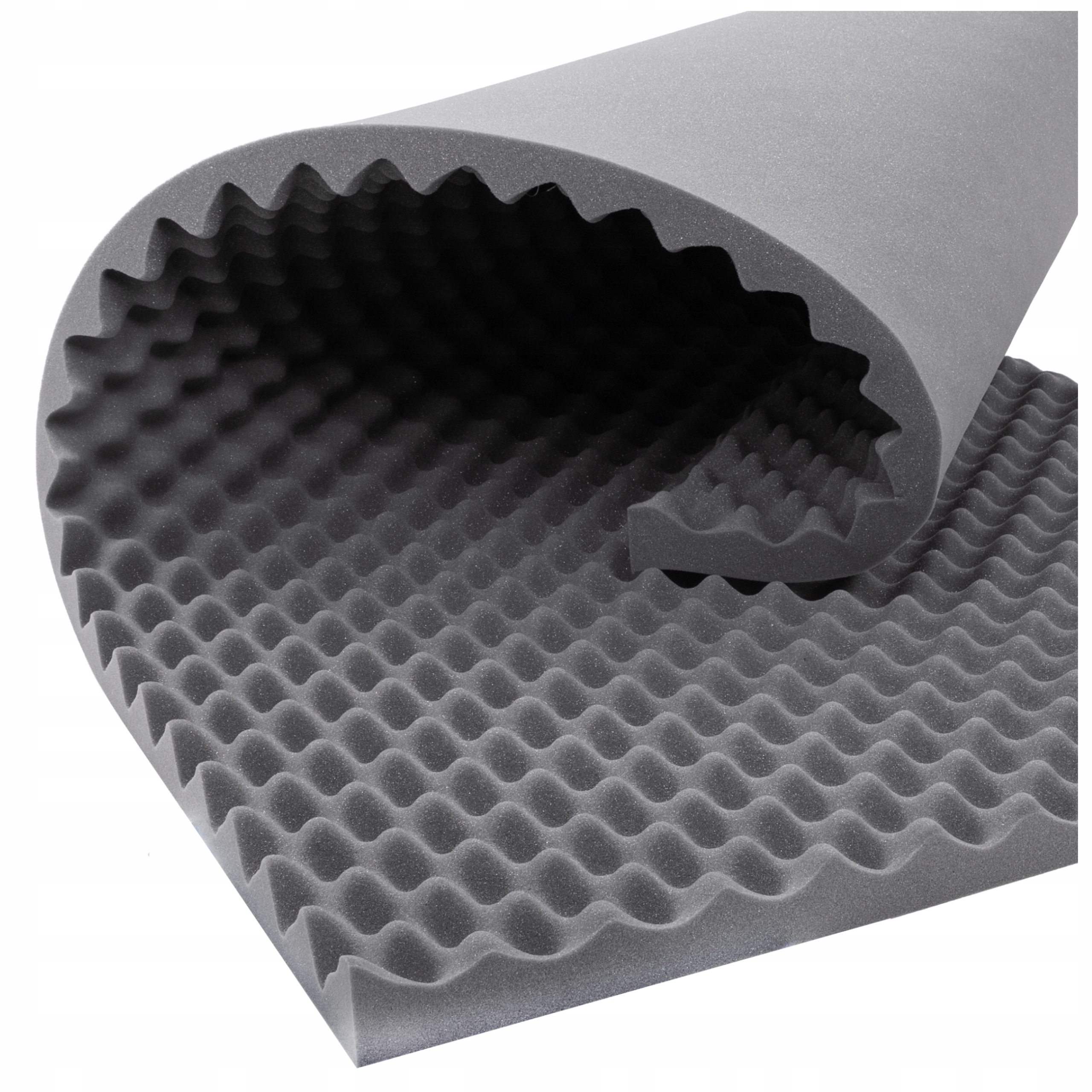 Akustický odhlučňovací panel Gofry sinusoidové vlny 200x100x5 cm na zeď