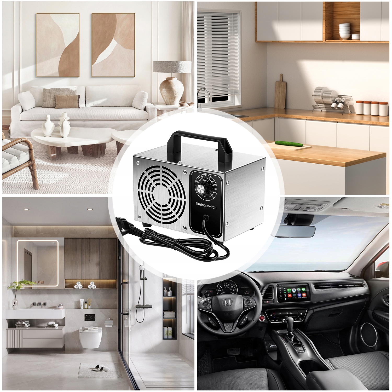 Ozone Generator 48000mg/h Odor Removal Deodorizer Ozonator for Home Kod producenta Generator ozonu