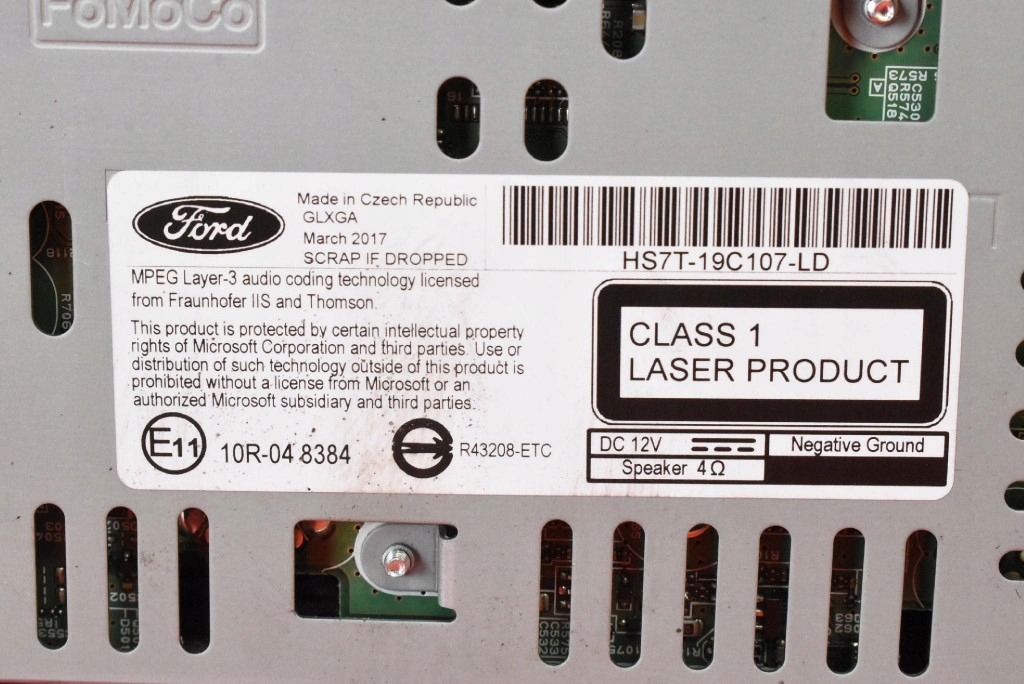 CD player CD HS7T-19C107-LD FORD MONDEO MK5 14-20