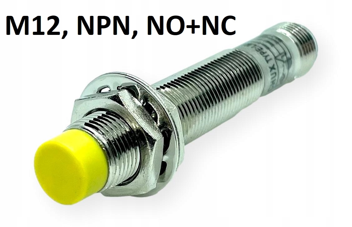 

Czujnik indukcyjny M12 Npn No Nc LM12-3004NCT wtyk