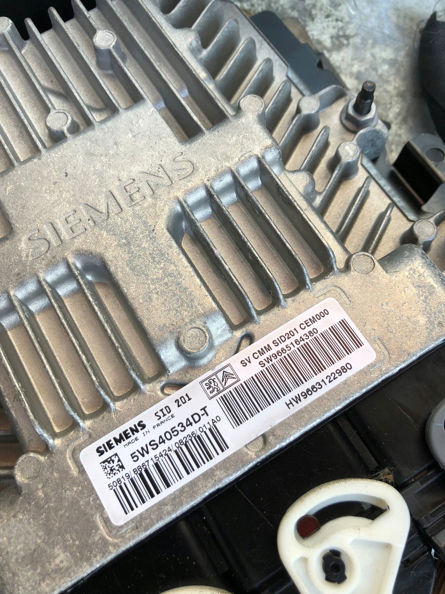 computer Motore C5 III X7 2.7 HDI 9663122980