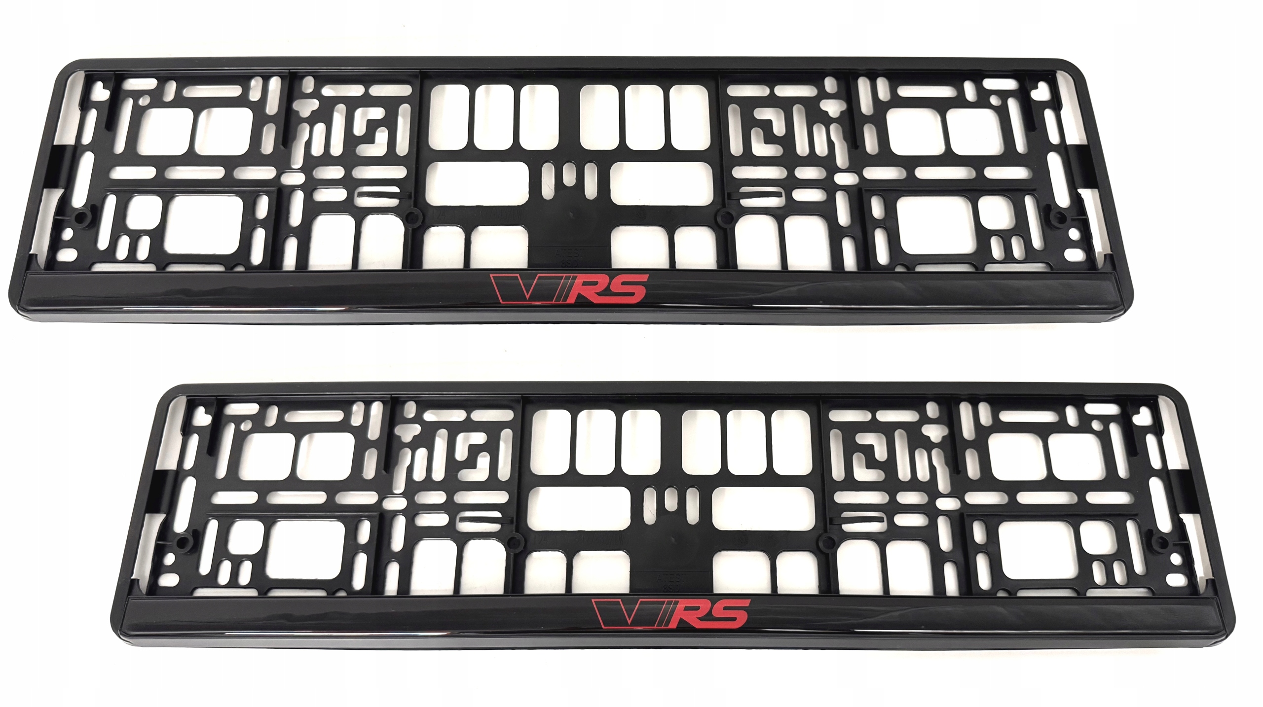 Ramki Pod Tablice Rejestracyjne Skoda vRS Komplet 2SZT.- Rs