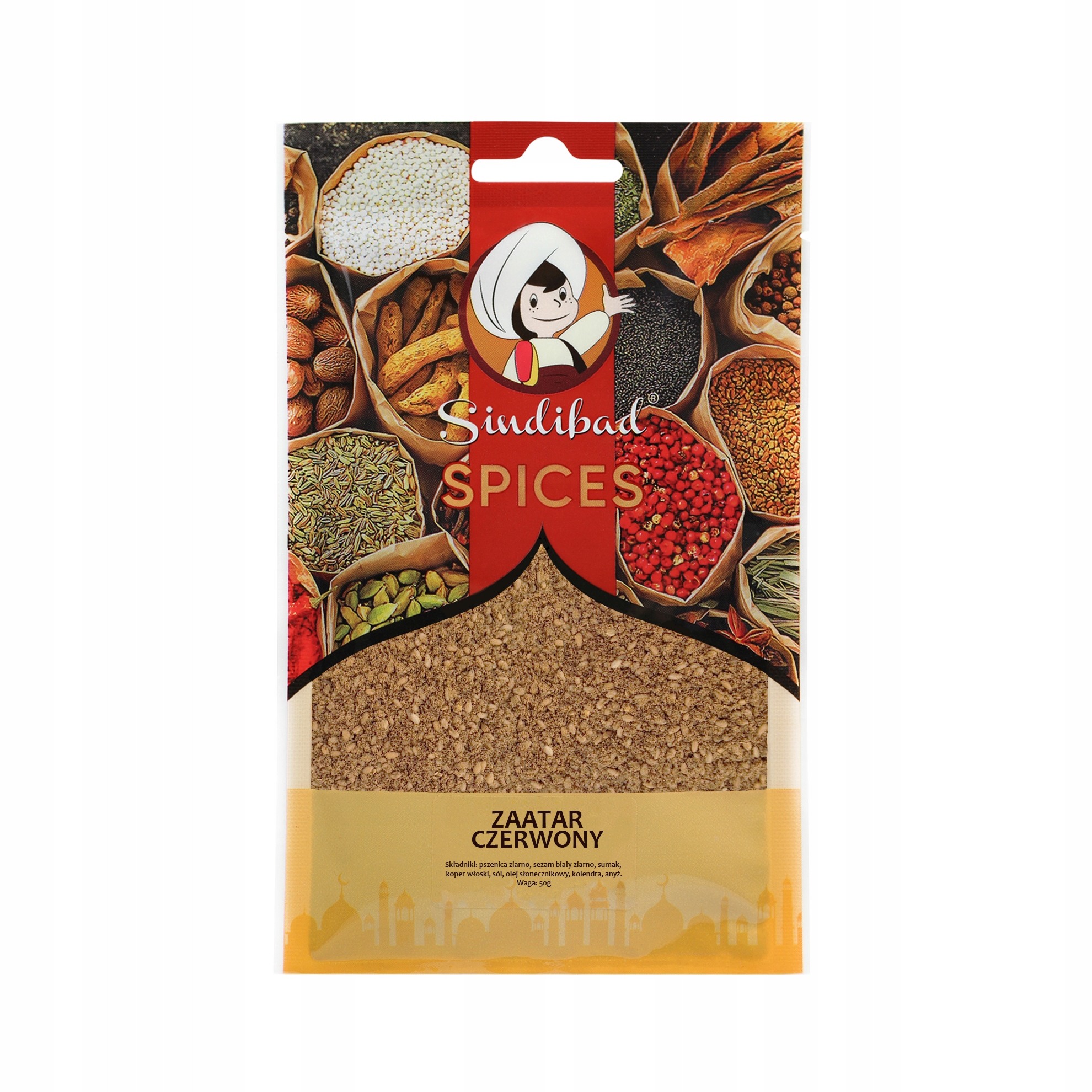 Tymianek Zaatar Czerwony 50g Sindibad NATURALNY