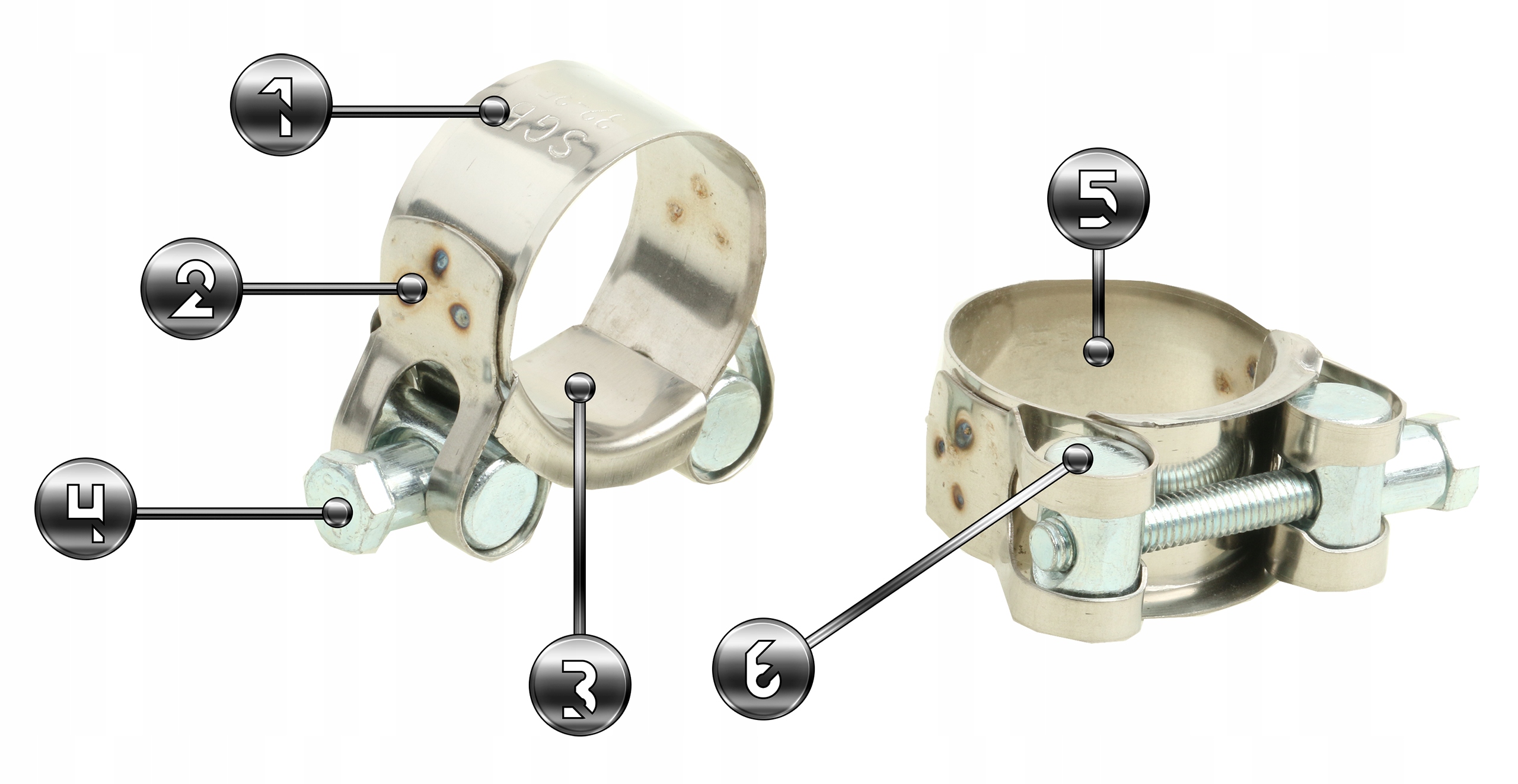 OBEJMA OPASKA ZACISKOWA SKRĘCANA METALOWA NIERDZEWNA GBS SGB 32-35 2 szt Kod producenta OPASKA CYBANT OBEJMY NIERDZEWNE CYBANTY 32-35