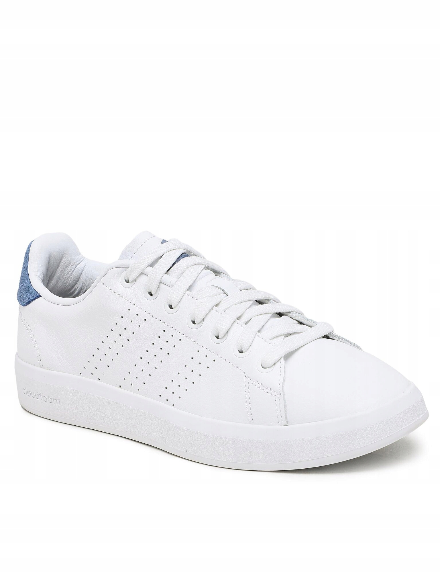 Adidas Adventage Premium Pánské Kožené Sportovní Boty Bílé 44 6CA