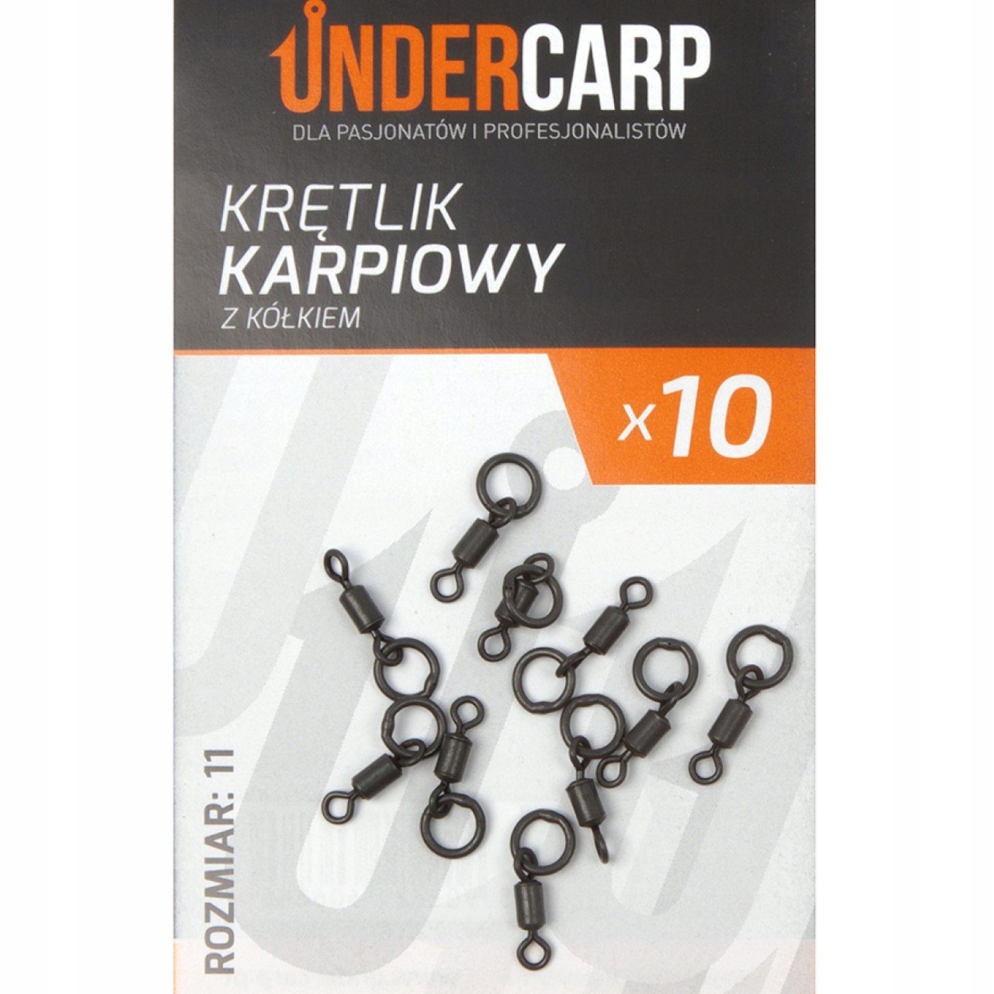 Krętlik Karpiowy z Kółkiem Rozmiar 11 Undercarp