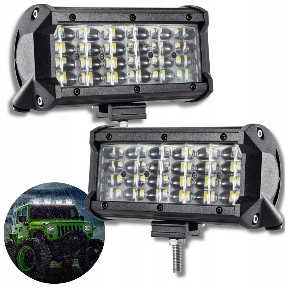 HALOGEN LED BUDOWLANY DALEKOSIĘŻNY 12V LAMPA ROBOCZA LED DO AUTA OFF ROAD