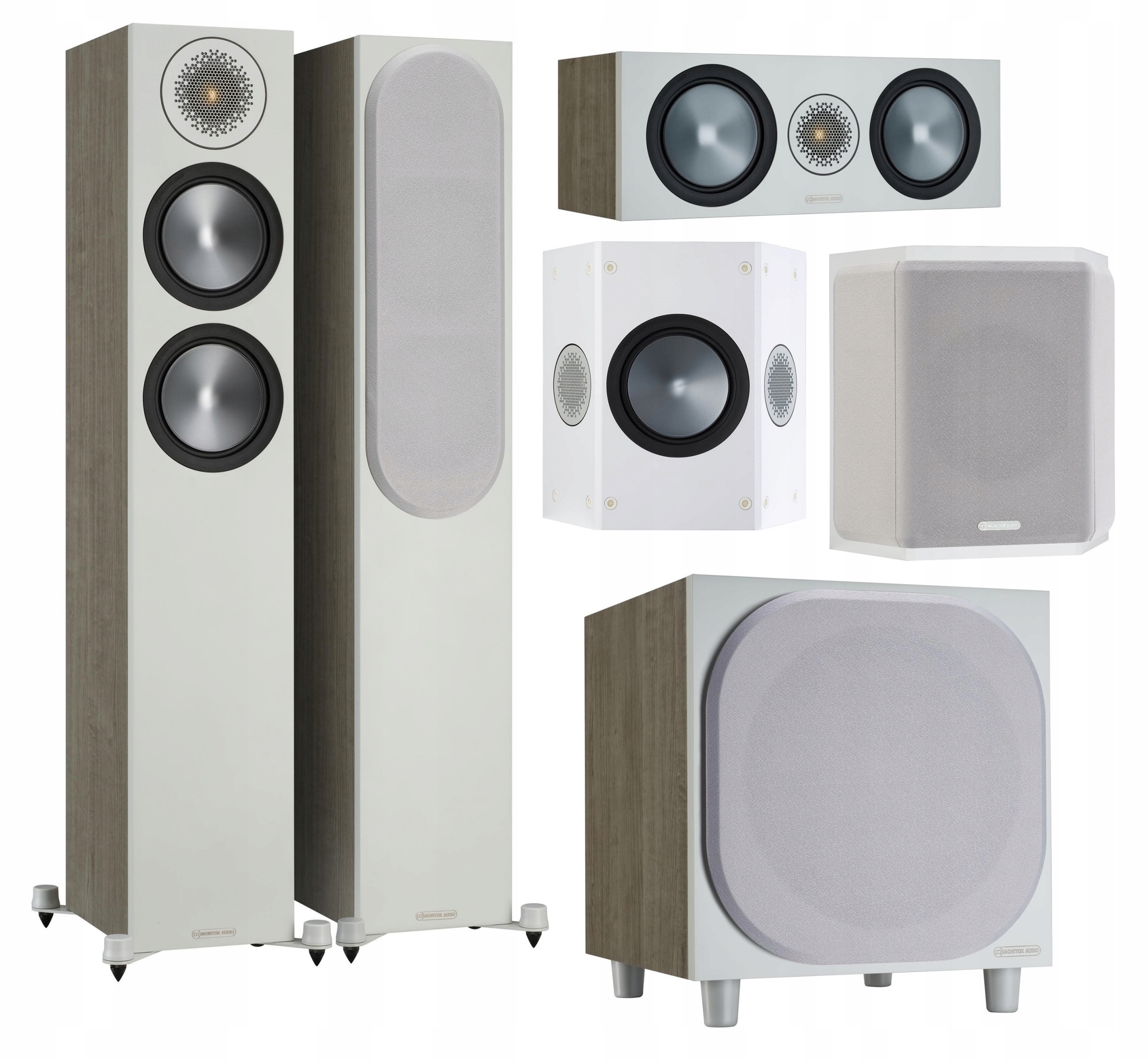 Monitor Audio Bronze 200 Fx C150 Subwoofer W10 Stylové Kino 5.1