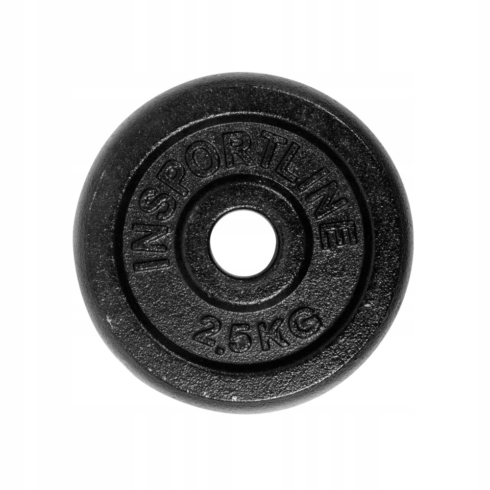 Żeliwne obciążenie sztanga 30mm inSPORTline 2,5 kg