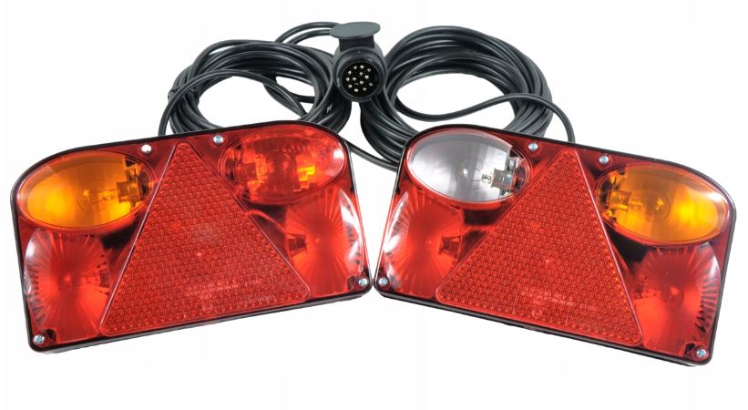 Sada Světel Zadní Lampa Žárovka Přívěs 5 m