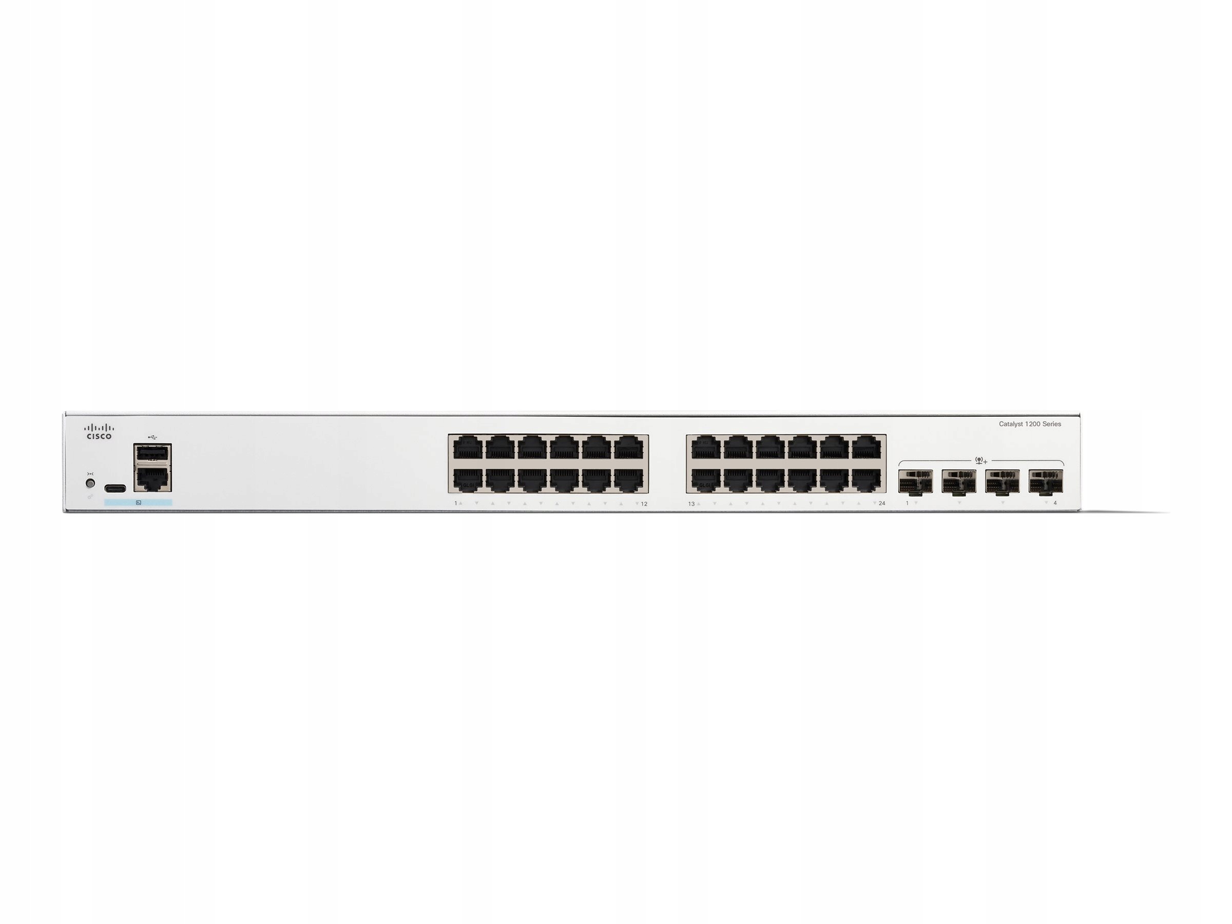 Cisco Catalyst switch C1200-24T-4X (24x GbE, 4x Sfp+, bez ventilátora)