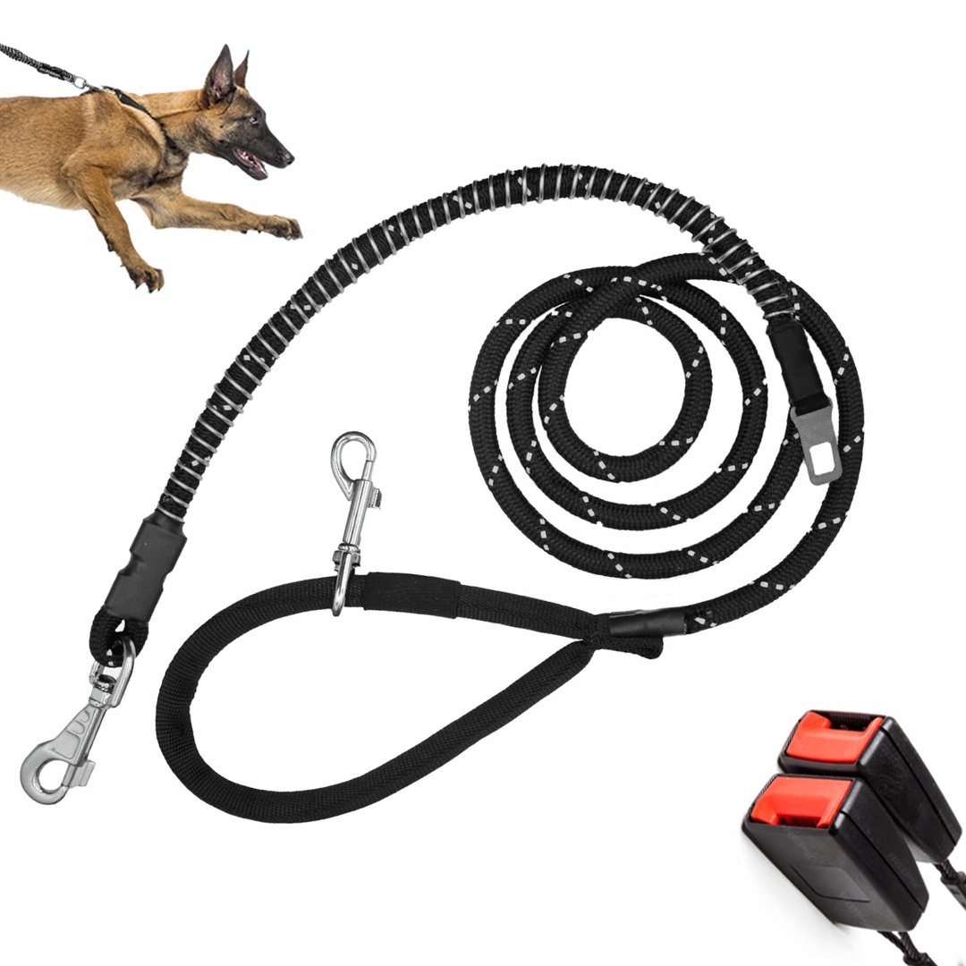 Levně Vodítko s tlumičem Tréninková Automobilová 2v1 Polská Inovace 2 m Maxi