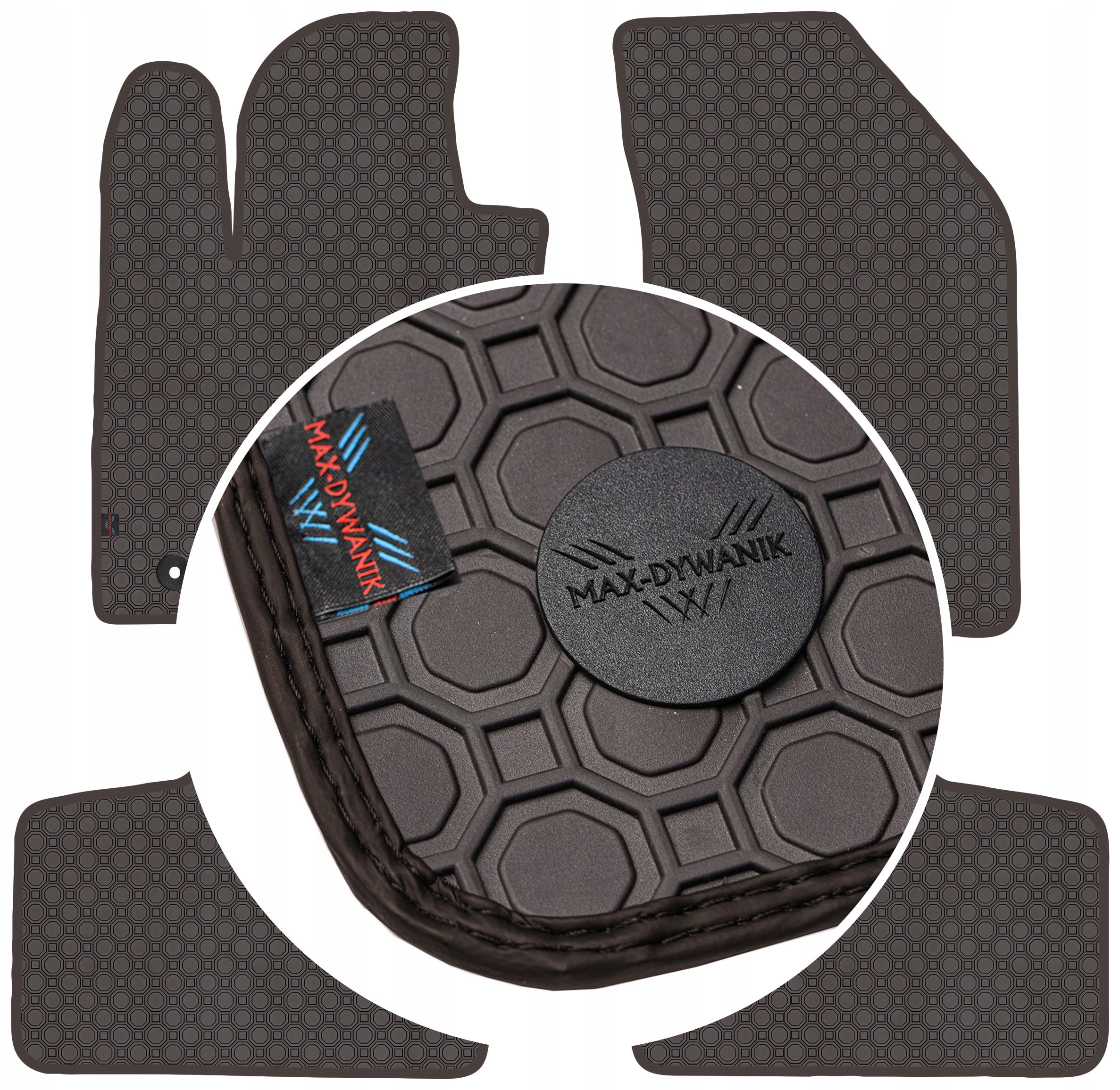 Jeep Compass II 2017 Koberce Hnedé