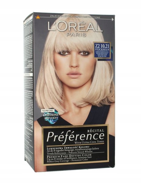 Loreal Barva Recital Preference Z2 Velmi Světlý Opalizující Blond