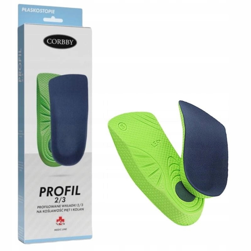 

Wkładki półwkładki supinujące na koślawość pięt