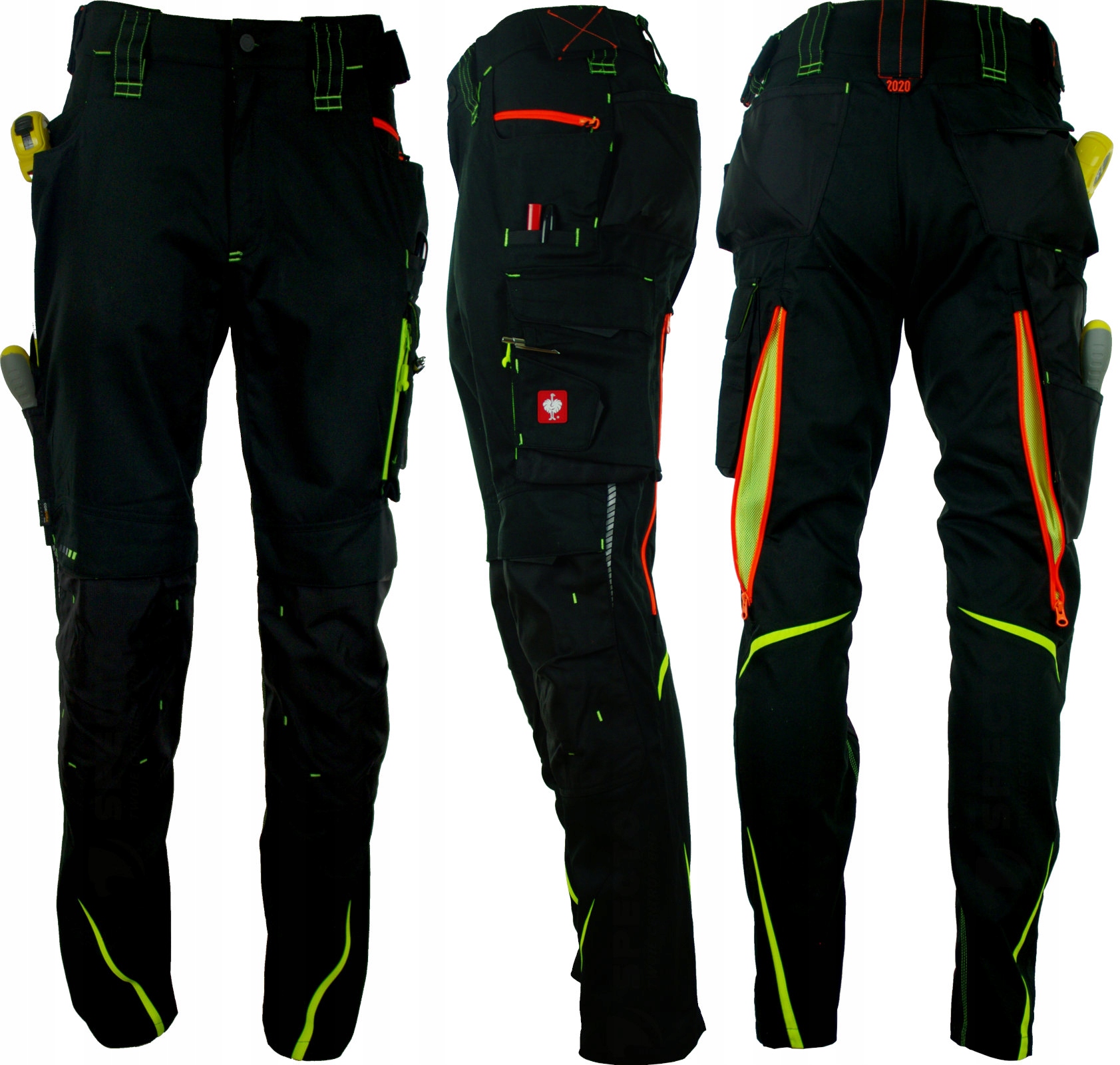 Premium spodnie męskie robocze Strauss ESMOTION2020 65511 106