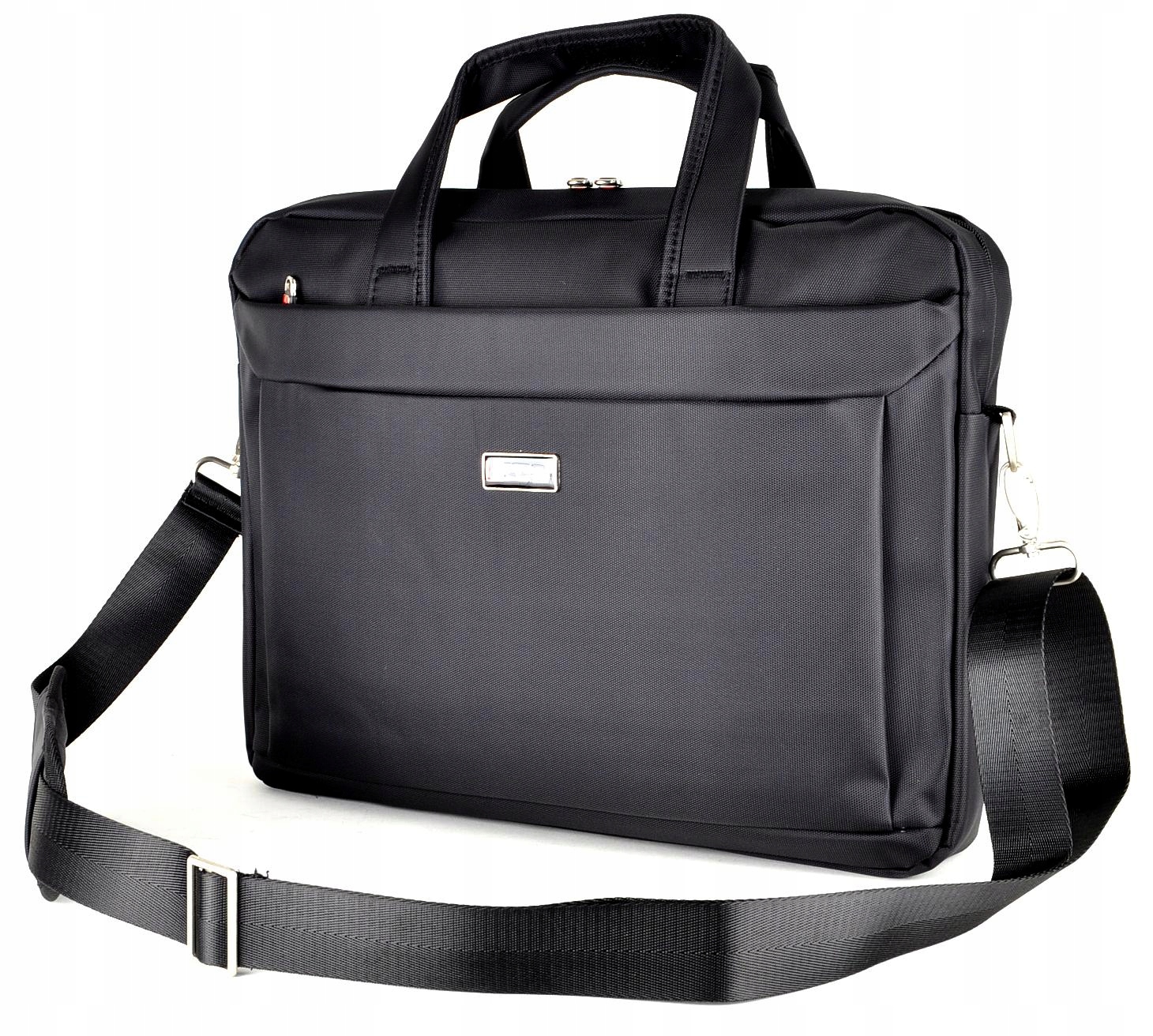Černá Taška na rameno Laptopu 15,6 Počítač Dokumenty A4 Bag Street Aktovka