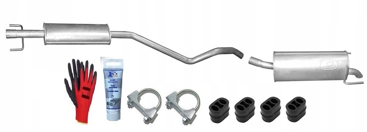 Opel Astra H 1.4i 16V 59-66kW (2004-2009) Hatchback sada Tlumiče Výfuku bonus