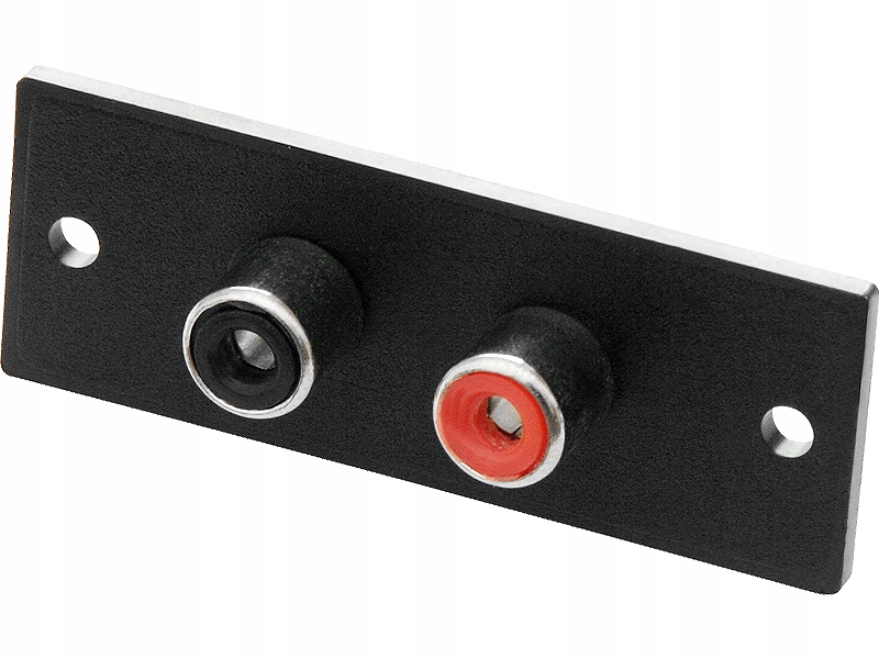 

Gniazdo 2x cinch cincz Rca podwójne panelowe(2671)