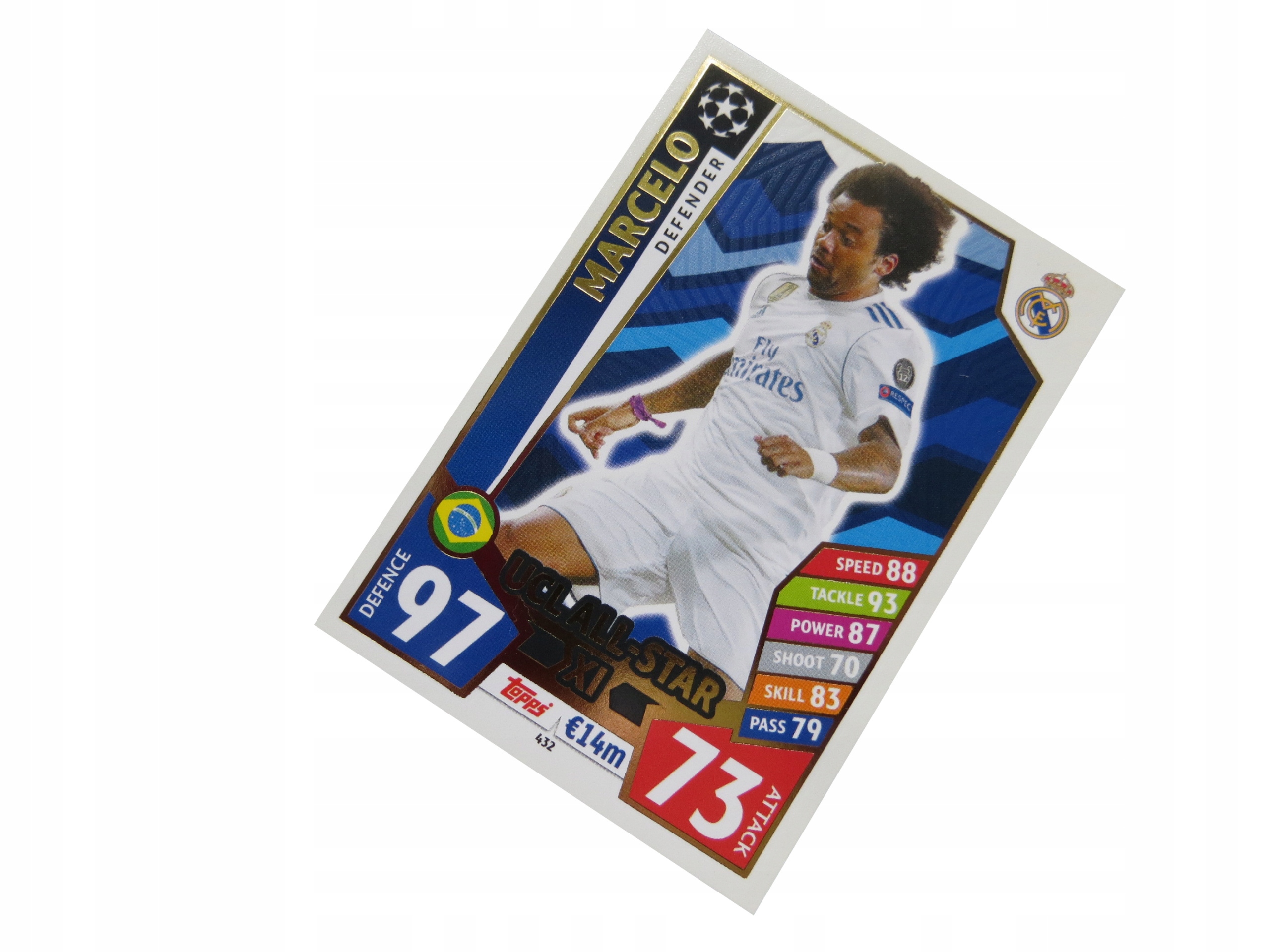 Topps Champions League Match Attax 2017/18 Ucl All-star 432 Marcelo Real