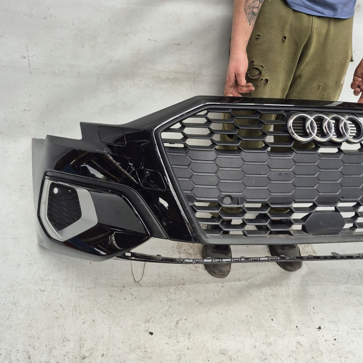 AUDI A3 IV 4 8Y 20-24 bumper front front washer PDC