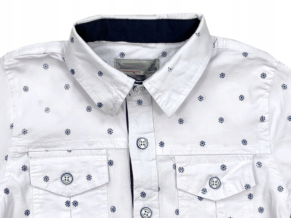 KOSZULA bawełniana ACTIV r 10 - 122 WHITE + gratis Wiek dziecka 6 lat +